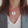 DONUT Collar personalizado para madres con grabación. Seda y Plata de Ley. - Imagen 4