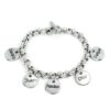 Pulsera con medallas grabadas